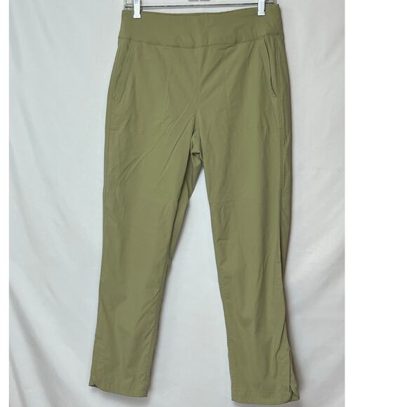 The North Face Women's M Tan Pull-On Pants Elastic Waist Hiking Outdoor Trail - Picture 1 of 9